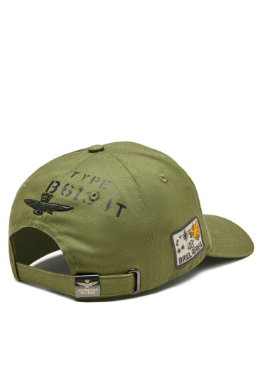 Aeronautica Militare Шапка с козирка 232HA1151CT2859 Verde Militare 07237 - Mera.bg