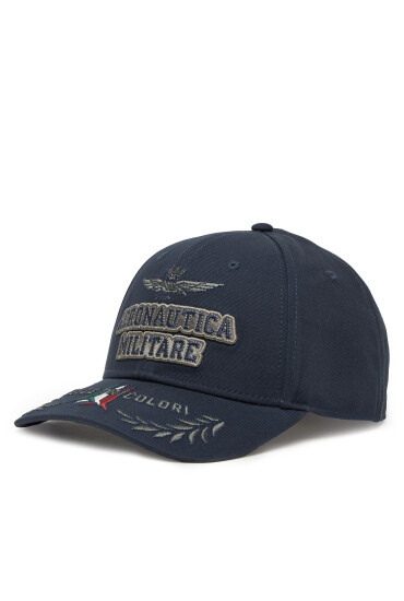 Aeronautica Militare Шапка с козирка 251HA1104CT2261 Тъмносин - Mera.bg