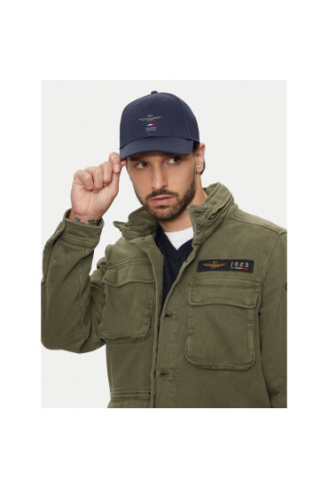 Aeronautica Militare Шапка с козирка Cappellino 242HA1179CT2848 Тъмносин - Mera.bg