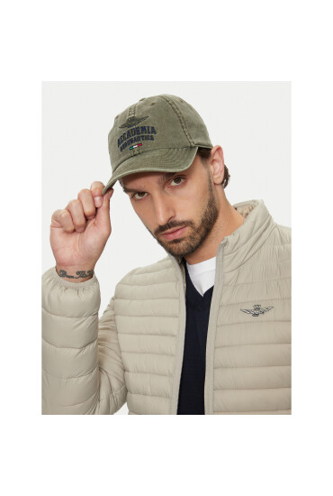 Aeronautica Militare Шапка с козирка Cappellino 242HA1180CT3249 Каки - Mera.bg