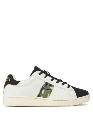Aeronautica Militare Сникърси 232SC211CT3226 Off White/Green Camouflage 94452 - Mera.bg