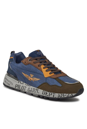 Aeronautica Militare Сникърси 232SC214CT3228 Blu/Dark Grey 94456 - Mera.bg