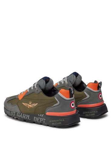 Aeronautica Militare Сникърси 232SC214CT3228 Blu/Green/Grey 94455 - Mera.bg