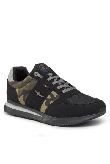 Aeronautica Militare Сникърси 232SC227CT3225 Black/Green Camouflage 94451 - Mera.bg