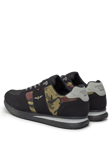 Aeronautica Militare Сникърси 232SC227CT3225 Black/Green Camouflage 94451 - Mera.bg