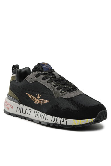 Aeronautica Militare Сникърси 222SC214CT3059 Черен - Mera.bg