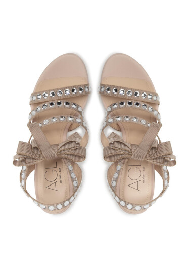 AGL Сандали Cristal D669010PCKG085F643 Бежов - Mera.bg