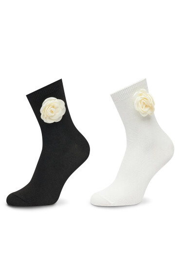Aldo Дълги чорапи Rosettesocks 13939716 Черен - Mera.bg