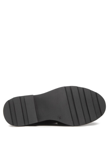 Alma En Pena лоуфъри с дебела подметка I22121 Suede Black - Mera.bg