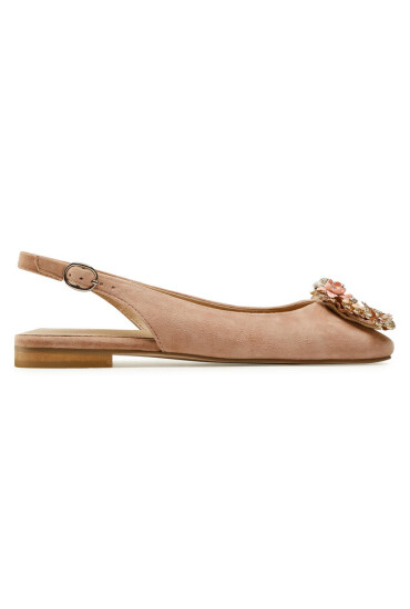 Alma En Pena Сандали V21221 Suede Old Pink - Mera.bg