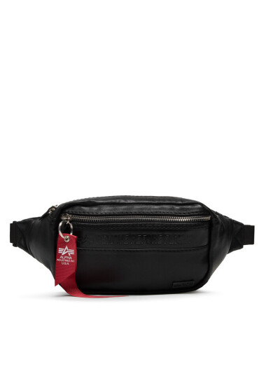 Alpha Industries Чанта за кръст Rbf Leather Waistbag 126913 Black 03 - Mera.bg