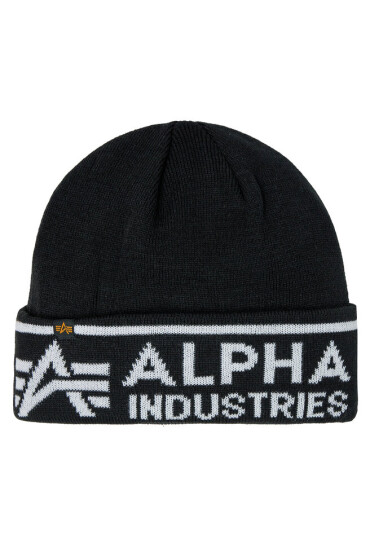 Alpha Industries Шапка AI Beanie 138903 Black/White 95 - Mera.bg