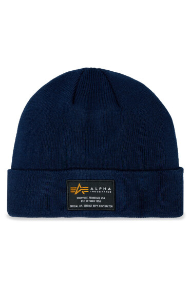 Alpha Industries Шапка Crew Beanie 128924 Ultra Navy 697 - Mera.bg