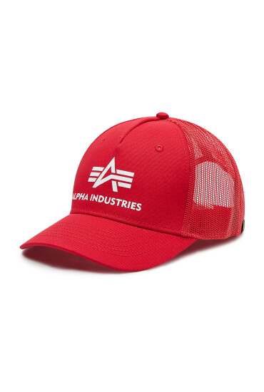 Alpha Industries Шапка с козирка Basic Trucker 186902 Speed Red 328 - Mera.bg