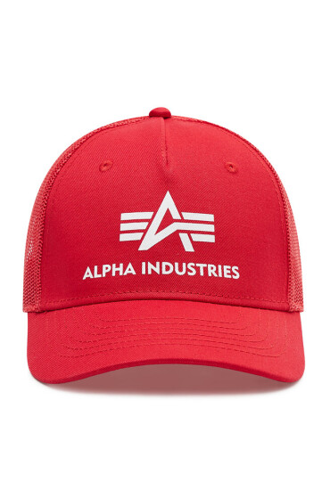 Alpha Industries Шапка с козирка Basic Trucker 186902 Speed Red 328 - Mera.bg