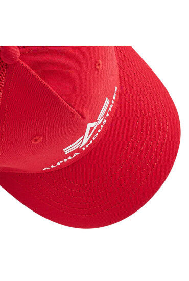 Alpha Industries Шапка с козирка Basic Trucker 186902 Speed Red 328 - Mera.bg