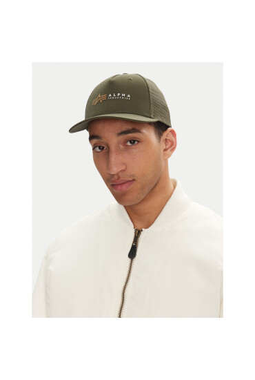 Alpha Industries Шапка с козирка Label 106901 Зелен - Mera.bg