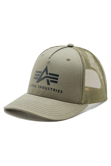 Alpha Industries Шапка с козирка Trucker Basic 186902 Dark Green 257 - Mera.bg