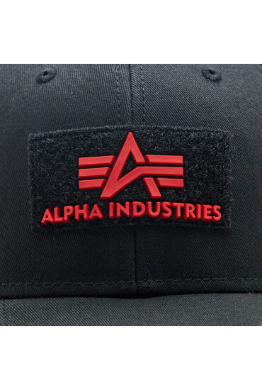 Alpha Industries Шапка с козирка VLC 178905 Black/Red 94 - Mera.bg