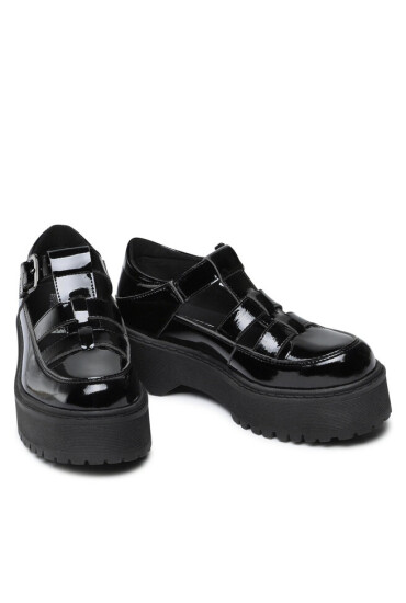 Altercore Обувки Silvia Vegan Black Patent - Mera.bg