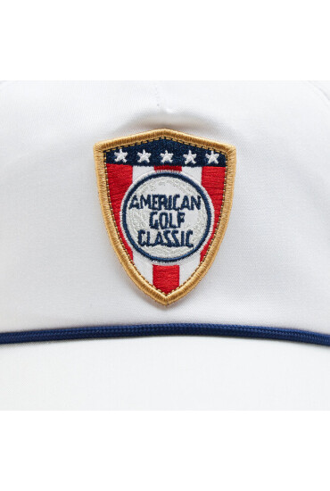 American Needle Шапка с козирка Lightweight Rope - American Golf Classic 19H001A-AMGC Бял - Mera.bg