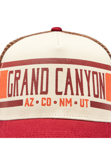 American Needle Шапка с козирка Sinclair - Grand Canyon National Park SMU730A-GCNP Brown/Ivory/Maroon - Mera.bg