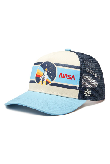 American Needle Шапка с козирка Sinclair - NASA SMU730A-NASA Navy/Ivory/Lt Blue - Mera.bg