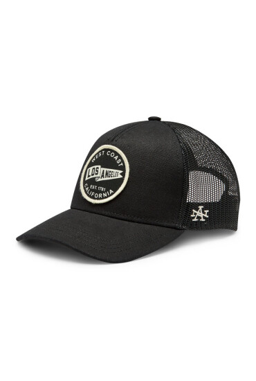American Needle Шапка с козирка Valin - Los Angeles SMU679A-LOSA Black - Mera.bg