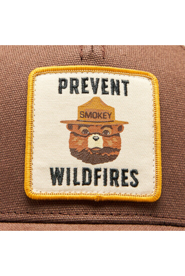 American Needle Шапка с козирка Valin - Smokey the Bear SMU679B-SBEAR Кафяв - Mera.bg