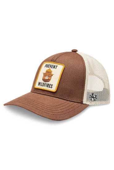 American Needle Шапка с козирка Valin - Smokey the Bear SMU679B-SBEAR Кафяв - Mera.bg