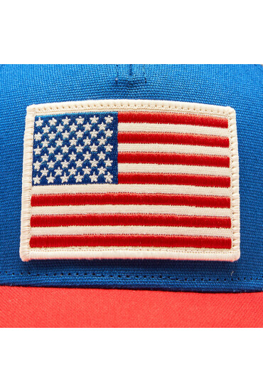 American Needle Шапка с козирка Valin - USA SMU679A-USA Ivory/Royal/Red - Mera.bg