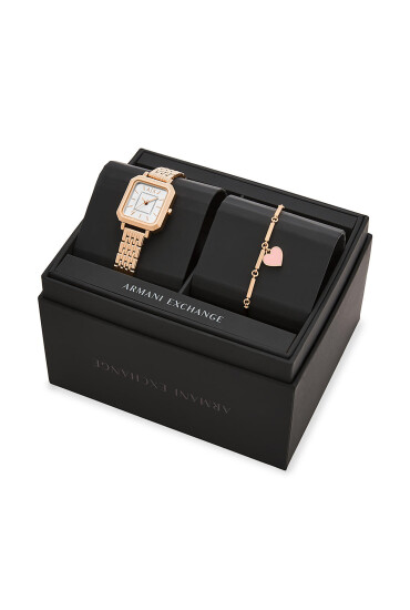 Armani Exchange Часовник AX7164SET Розов - Mera.bg