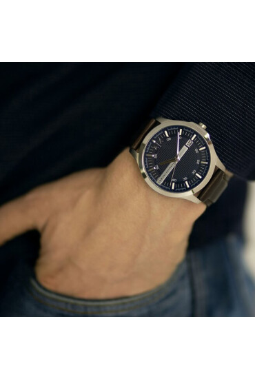 Armani Exchange Часовник Hampton AX2133 Brown/Silver - Mera.bg