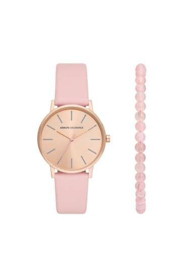 Armani Exchange Часовник Lady Banks AX7150SET Rose Gold/Pink - Mera.bg