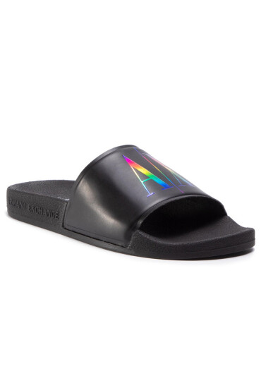 Armani Exchange Чехли XDP011 XV266 N223 Black/Rainbow Logo - Mera.bg