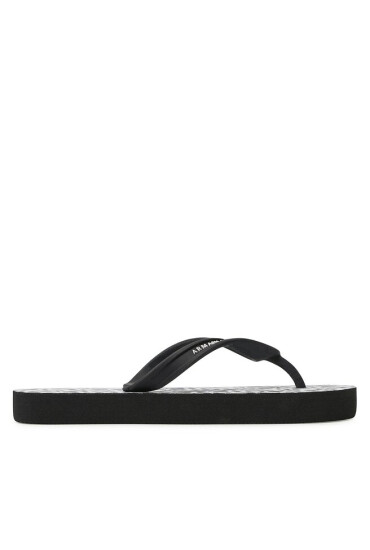Armani Exchange Джапанки XDQ010 XV700 S526 Black/Optic White - Mera.bg