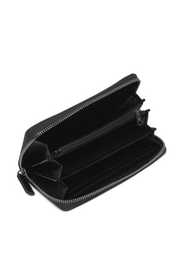 Armani Exchange Голям дамски портфейл 948068 4R700 00020 Черен - Mera.bg