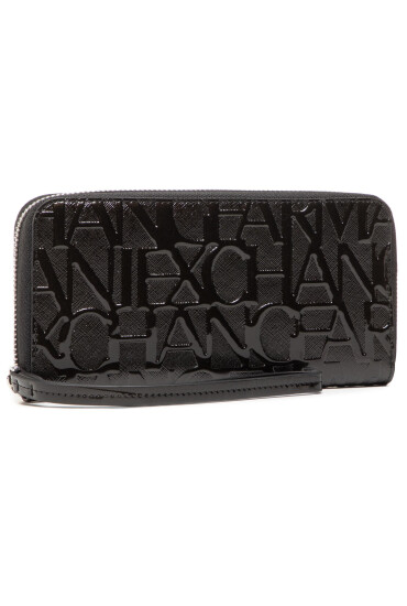 Armani Exchange Голям дамски портфейл 948451 CC794 00020 Черен - Mera.bg
