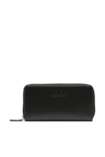 Armani Exchange Голям дамски портфейл 948561 CC791 00020 Черен - Mera.bg