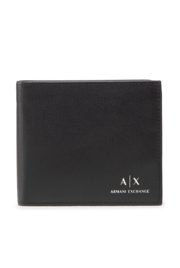 Armani Exchange Голям мъжки портфейл 958098 CC845 00020 Черен - Mera.bg