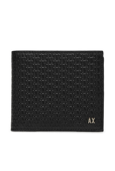 Armani Exchange Голям мъжки портфейл 958098 4R847 00020 Черен - Mera.bg