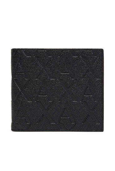 Armani Exchange Голям мъжки портфейл XM000167 AF12133 UC001 Черен - Mera.bg
