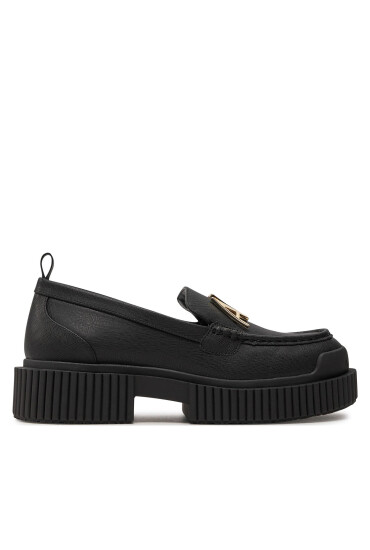 Armani Exchange лоуфъри с дебела подметка XDA002 XV847 00002 Черен - Mera.bg