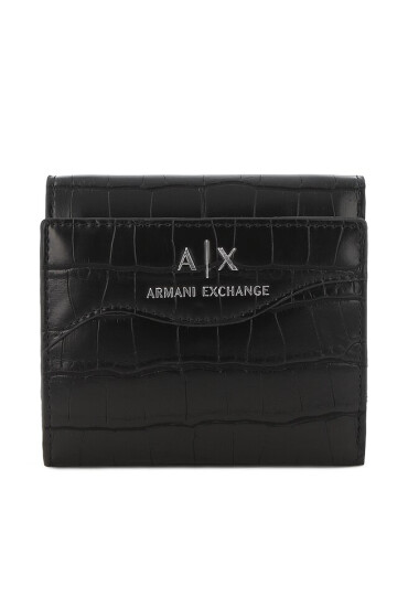 Armani Exchange Малък дамски портфейл 948530 3F784 00020 Nero - Mera.bg
