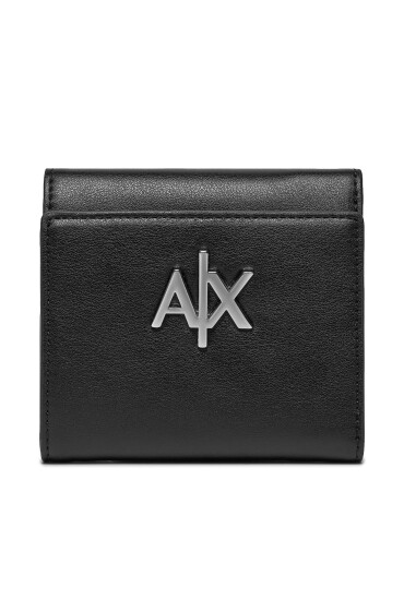 Armani Exchange Малък дамски портфейл 948530 4R700 00020 Черен - Mera.bg