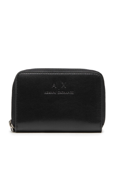 Armani Exchange Малък дамски портфейл 948562 CC791 00020 Черен - Mera.bg