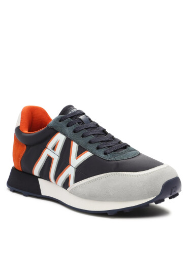 Armani Exchange Сникърси XUX157 XV588 T077 Navy+Slate+Orange - Mera.bg