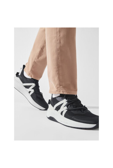 Armani Exchange Сникърси XUX187 XV774 00002 Черен - Mera.bg