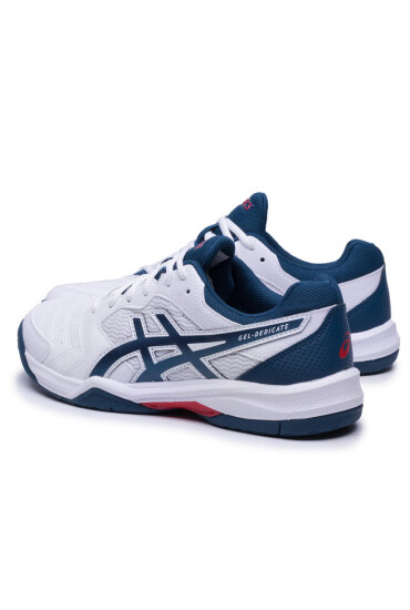 Asics Обувки Gel-Dedicate 6 1041A074 White/Mako Blue 104 - Mera.bg