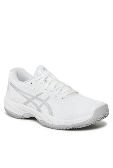 Asics Обувки Gel-Game 9 Clay/Oc 1042A217 White/Pure Silver 100 - Mera.bg